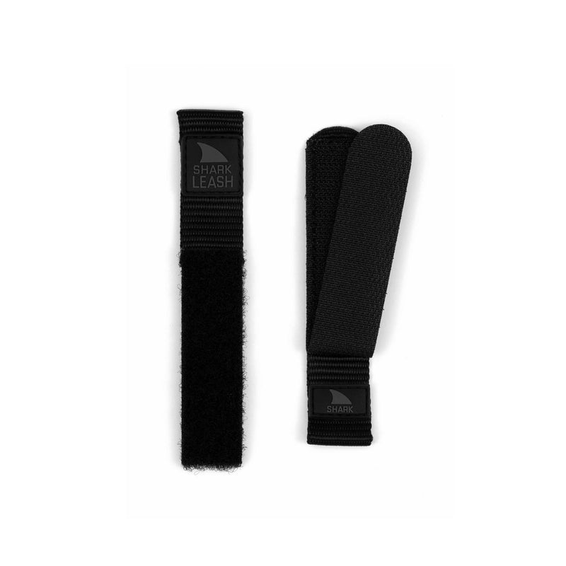 Two Freestyle STRAP KIT - LEASH - DARK MODE straps, shown flat and folded, ideal as adjustable watch bands.