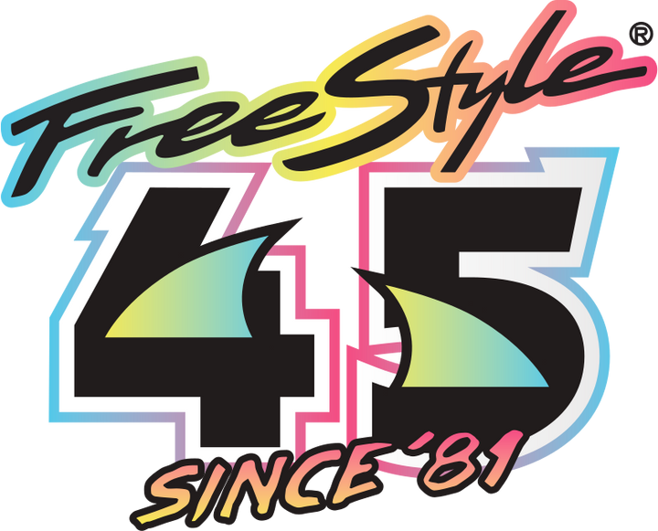 Freestyle 45 - Since '81 anniversary logo