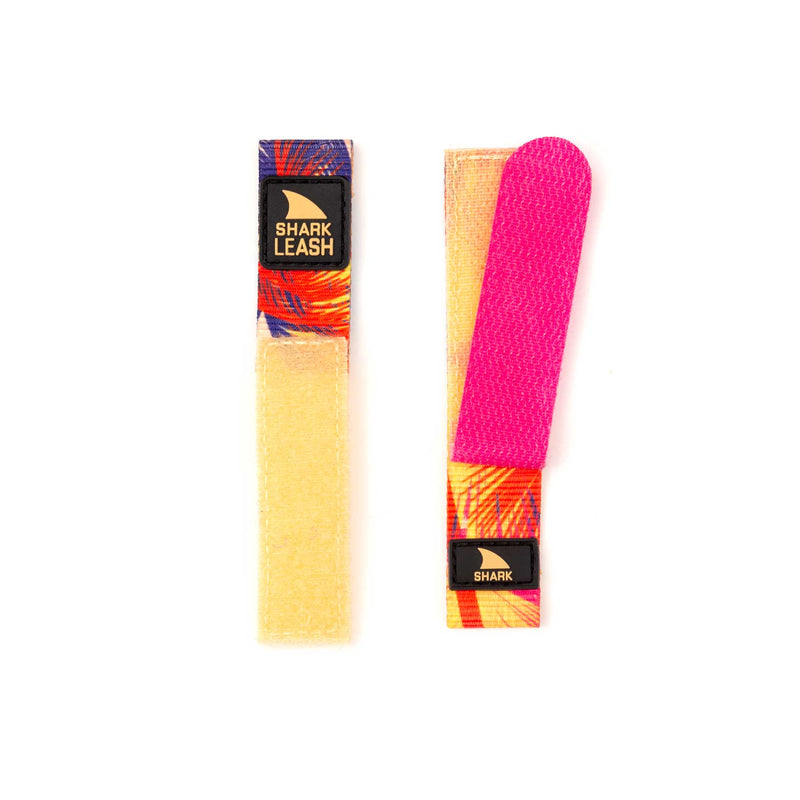 Two Freestyle STRAP KIT - LEASH - TIKI PEACH straps, one fastened and one unfastened, displayed on a white background.