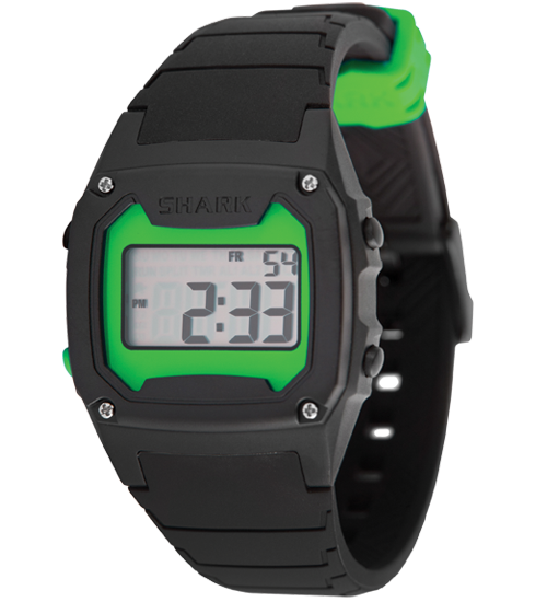 Shark Classic - Strap Kit - Silicone - BLACK/LIME