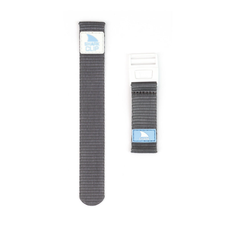 Two gray Freestyle Sea Lion Clip Strap Kits, featuring one long and one short strap, with white and blue labels displayed on a white background.