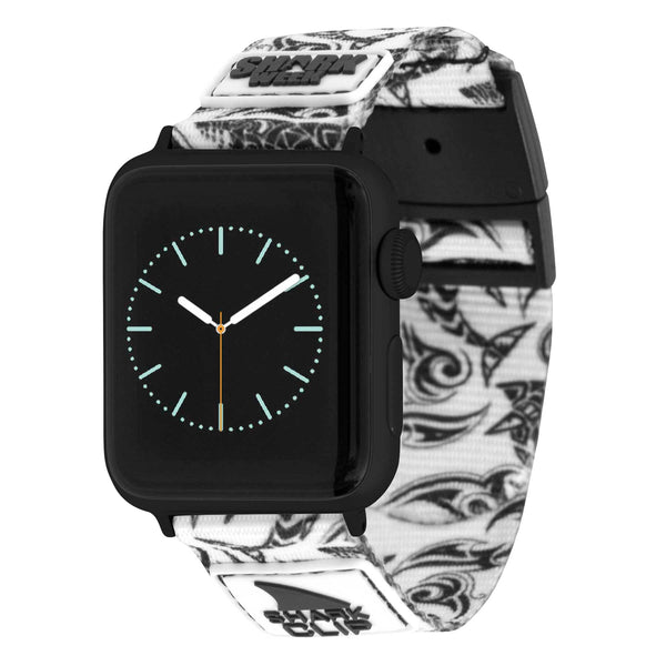 APPLE WATCH™ CLIP STRAP SHARK WEEK TRIBAL MONO