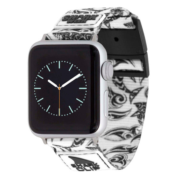 APPLE WATCH™ CLIP STRAP SHARK WEEK TRIBAL MONO