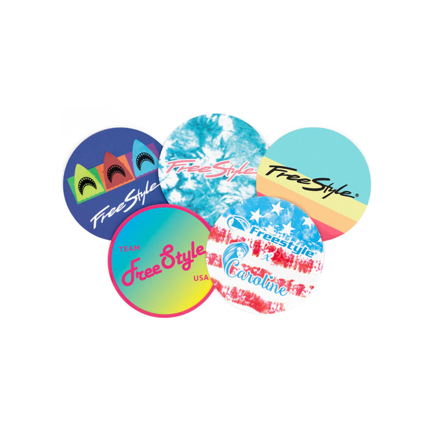 Freestyle Good Vibes Waterproof Sticker Pack
