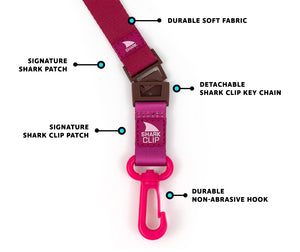 Freestyle Lanyard & Key Chain - Raspberry