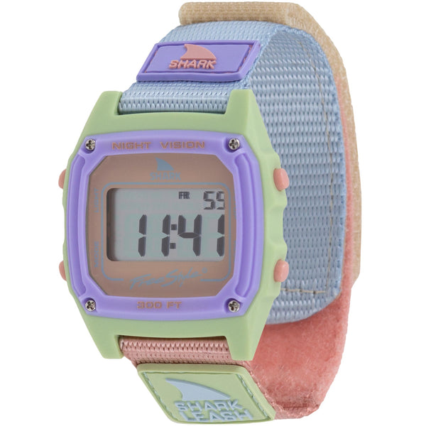 Freestyle SHARK CLASSIC LEASH PEACH DUST watch with a fabric strap, part of the Flavor Pack Collection.