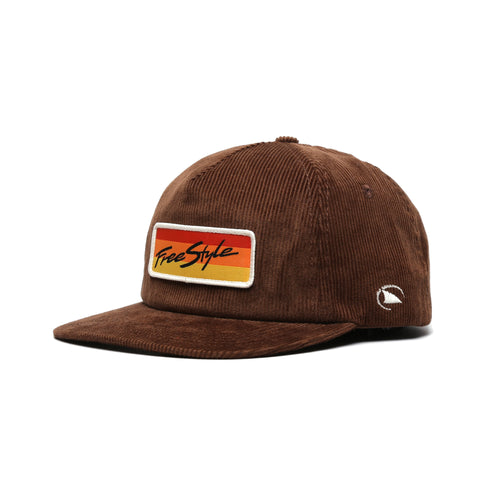 Retro Cutback Snapback Hat Dark Mocha