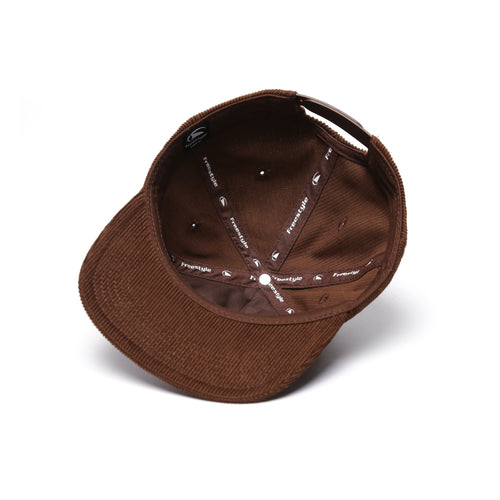 Retro Cutback Snapback Hat Dark Mocha