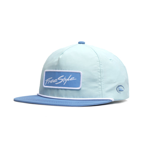 Retro Cutback Snapback Hat Sky