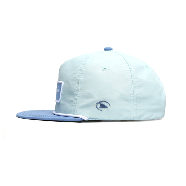 Retro Cutback Snapback Hat Sky