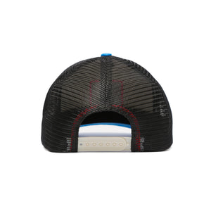 Fin Patrol Trucker Snapback Hat Black Neon