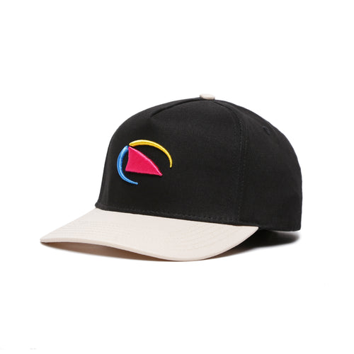 Shark Fin Twill Snapback Hat Storm Cloud