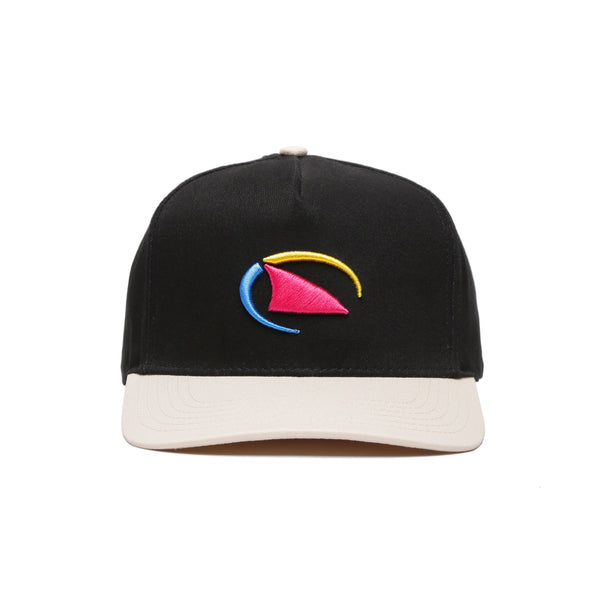 Shark Fin Twill Snapback Hat Storm Cloud