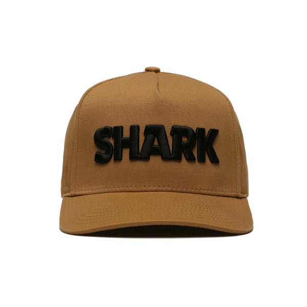 Shark Twill Snapback Hat Suntan