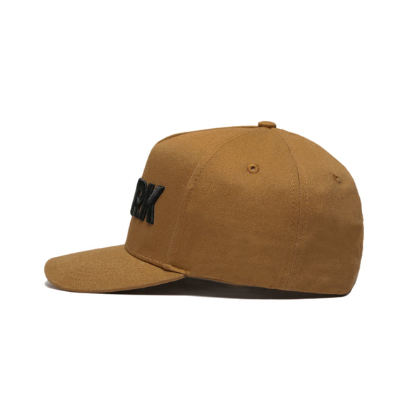 Shark Twill Snapback Hat Suntan