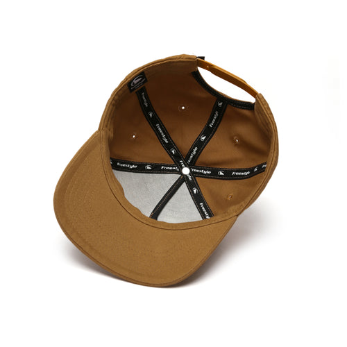 Shark Twill Snapback Hat Suntan