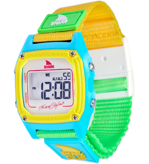 Shark Classic - Strap Kit - Clip - WHITE/NEON