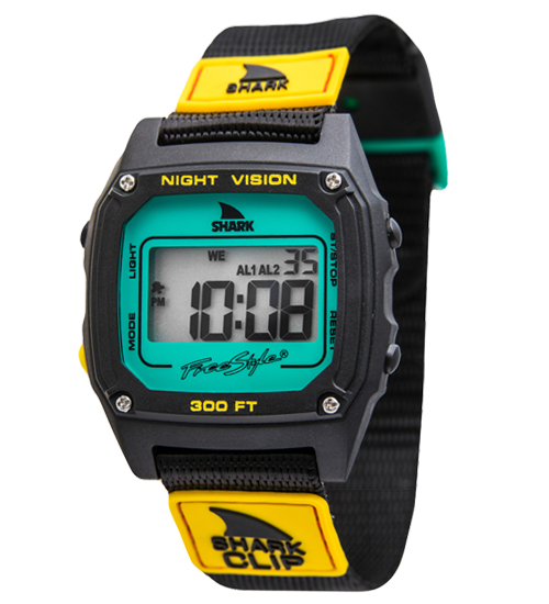 Shark Classic - Strap Kit - Clip - GREEN/YELLOW