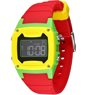 Shark Classic - Strap Kit - Silicone - RED/YELLOW