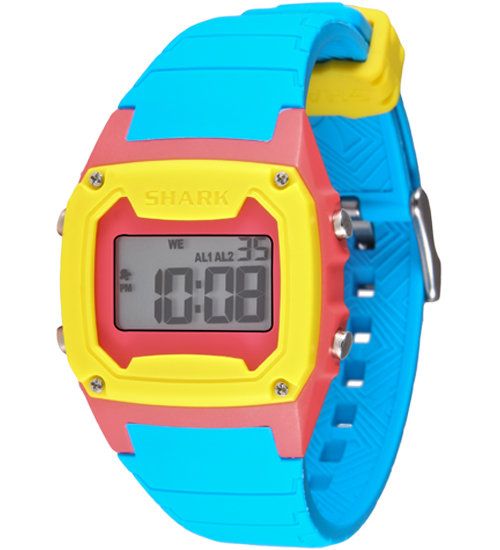 Shark Classic - Strap Kit - Silicone - CYAN/YELLOW