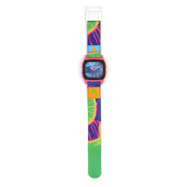SHARK CLASSIC CLIP ANALOG TIE DYE NEON GREEN
