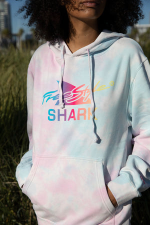 Unisex Cotton Candy Tie Dye Hoodie