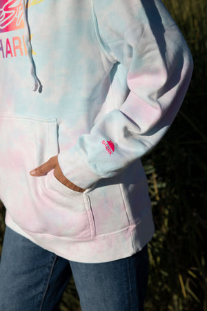 Unisex Cotton Candy Tie Dye Hoodie