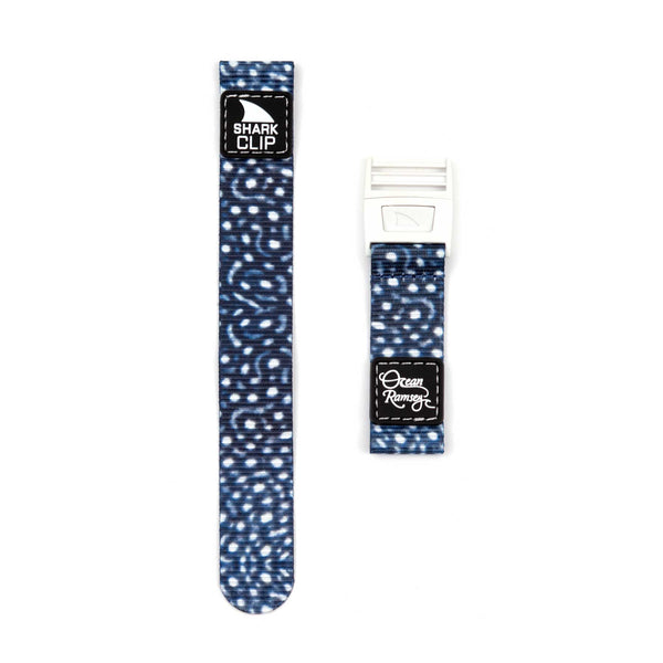 Two unfastened Freestyle Shark Classic Whale Shark Clip Strap Kits on a white background.